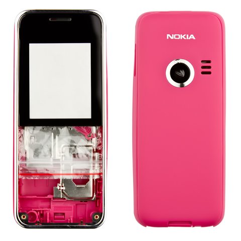Корпус для Nokia 3500c, High Copy, червоний