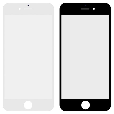 Стекло корпуса для Apple iPhone 6S, 2.5D, белое, Original PRC 