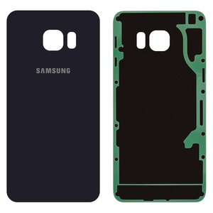 Задняя панель корпуса для Samsung G928 Galaxy S6 EDGE Plus, синяя, 2.5D, Original PRC 
