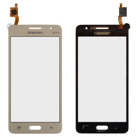 Сенсорний екран для Samsung G530F Galaxy Grand Prime LTE, G530H Galaxy Grand Prime, золотистий, #BT541