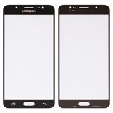 Скло корпуса для Samsung J710F Galaxy J7 (2016), J710FN Galaxy J7 (2016), J710H Galaxy J7 (2016), J710M Galaxy J7 (2016), з ОСА-плівкою, чорне