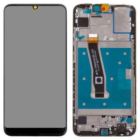 Дисплей для Huawei P Smart 2019 , чорний, з рамкою, Original PRC , POT LX1 POT LX1AF POT LX1RUA POT LX2J POT LX3 POT L23 POT L21