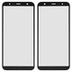 Скло корпуса для Samsung J415 Galaxy J4+, J610 Galaxy J6+, з ОСА-плівкою, чорне