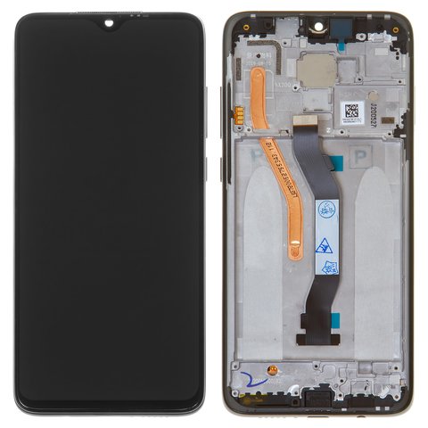 Дисплей для Xiaomi Redmi Note 8 Pro, чорний, з рамкою, High Copy, hybrid dual SIM, M1906G7I, M1906G7G
