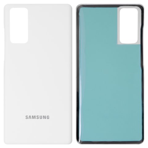 Задня панель корпуса для Samsung G780 Galaxy S20 FE, G781 Galaxy S20 FE 5G, біла, cloud white