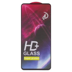 Защитное стекло All Spares для Huawei Honor 10X Lite, P Smart 2021 , Y7a, совместимо с чехлом, Full Glue, черный, PPA LX2
