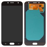 Дисплей для Samsung J730 Galaxy J7 (2017), черный, без логотипа, без рамки, High Copy, (OLED)