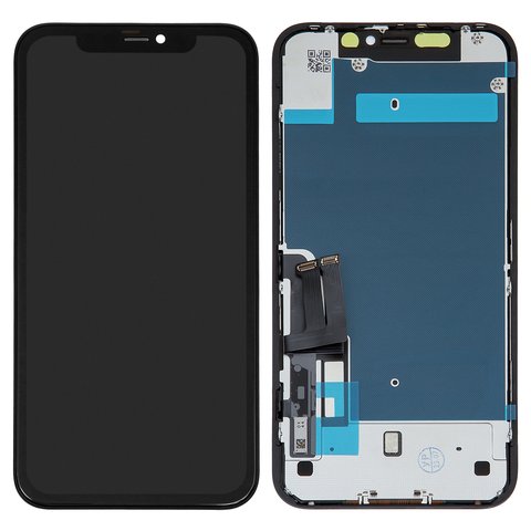 Дисплей для iPhone 11, черный, с рамкой, Copy, TFT , imisu