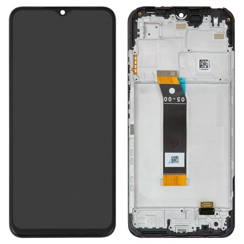 Дисплей для Xiaomi Redmi 10 5G, чорний, з рамкою, Original PRC 