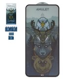 Захисне скло iNobi Amulet для Samsung A356 Galaxy A35 5G, A556 Galaxy A55, M356 Galaxy M35, Full Glue, Anti-Static, чорний