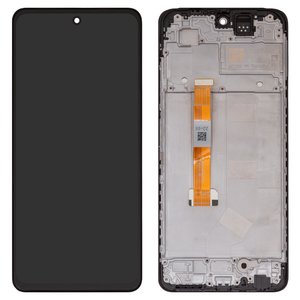 Дисплей для Oppo A58 4G, черный, с рамкой, High Copy, CPH2577, 1540452110
