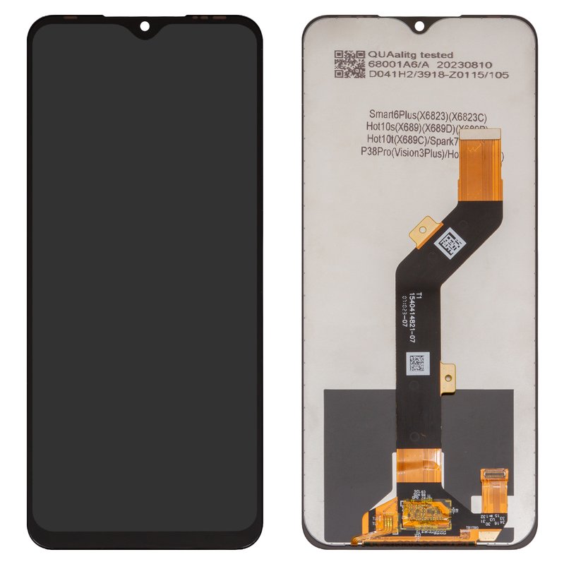 Дисплей для Tecno Spark 7P (KF7j); Infinix Hot 10S (X689), Hot 10T