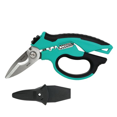 Универсальные ножницы Pro'sKit SR 335 с изогнутым лезвием