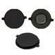 Plastic for HOME Button compatible with Apple iPhone 4S, (black)