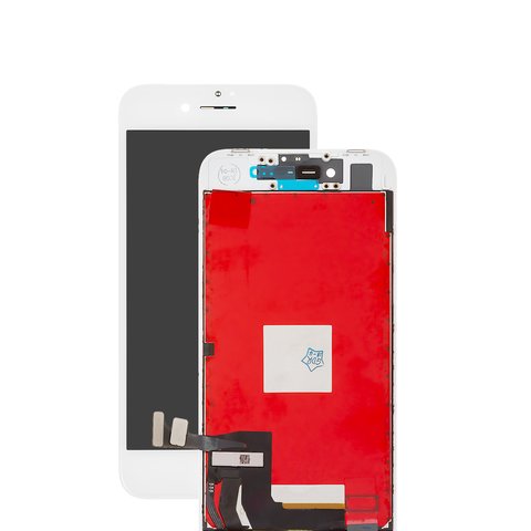 Дисплей для Apple iPhone 8, iPhone SE 2020, белый, с рамкой, AAA, Tianma