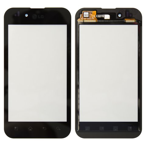 Touchscreen compatible with LG P970 Optimus Black, black 