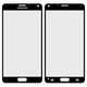 Housing Glass compatible with Samsung N910H Galaxy Note 4, (black)