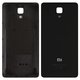 Housing Back Cover compatible with Xiaomi Mi 4, (black)