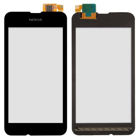 Touchscreen compatible with Nokia 530 Lumia, black, analog  #Synaptics S2333B 44110572 AHFY891