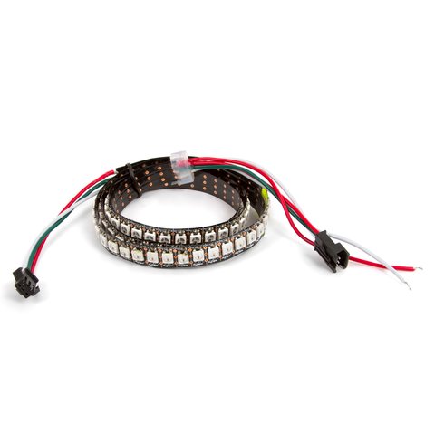 Tira de luces LED RGB SMD5050, WS2812B con controles, IP20, 5 V, 144 LED m, 5 m 