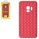 Case Baseus compatible with Samsung G960 Galaxy S9, (red, braided, plastic) #WISAS9-BV09