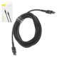 USB кабель Baseus Cafule, 2xUSB тип-C, 200 см, 3 A, черный, #CATKLF-HG1