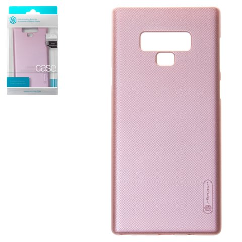 Case Nillkin Super Frosted Shield compatible with Samsung N960 Galaxy Note 9, pink, matt, plastic  #6902048160873