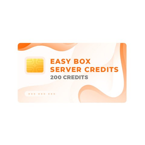 Easy Box Server Credits Pack with 200 Credits