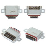 Conector de carga puede usarse con Samsung G970 Galaxy S10e, G973 Galaxy S10, G975 Galaxy S10 Plus, 26 pin, USB tipo C, #3722-004150