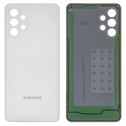 Panel trasero de carcasa puede usarse con Samsung A325 Galaxy A32, blanco