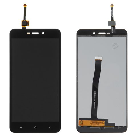 LCD compatible with Xiaomi Redmi 4A, black, grade B, without frame, High Copy, 2016117 