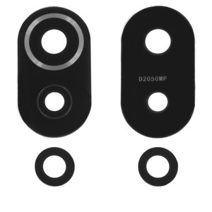 Camera Lens compatible with Xiaomi Mi 11 Lite, Mi 11 Lite 5G, Mi 11 Lite 5G NE, black, set 2 pcs. 