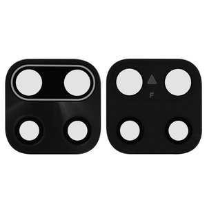 Camera Lens compatible with Xiaomi Redmi 10X 4G, black 
