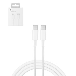 Cable USB, 2xUSB tipo C, 100 cm, blanco, service pack box