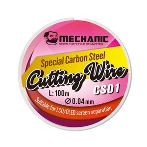 Glass Separator Wire Mechanic CS01, 0.04 mm, 100 m 