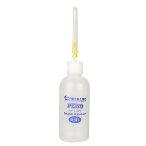 Tarro para líquido con dispensador Mechanic MC PE50, 50 ml, para alcohol, antiestática
