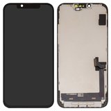 Pantalla LCD puede usarse con iPhone 14 Plus, negro, con marco, AAA, (TFT)