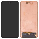 LCD compatible with Samsung G990B Galaxy S21 FE 5G, (black, without frame, original (change glass) )