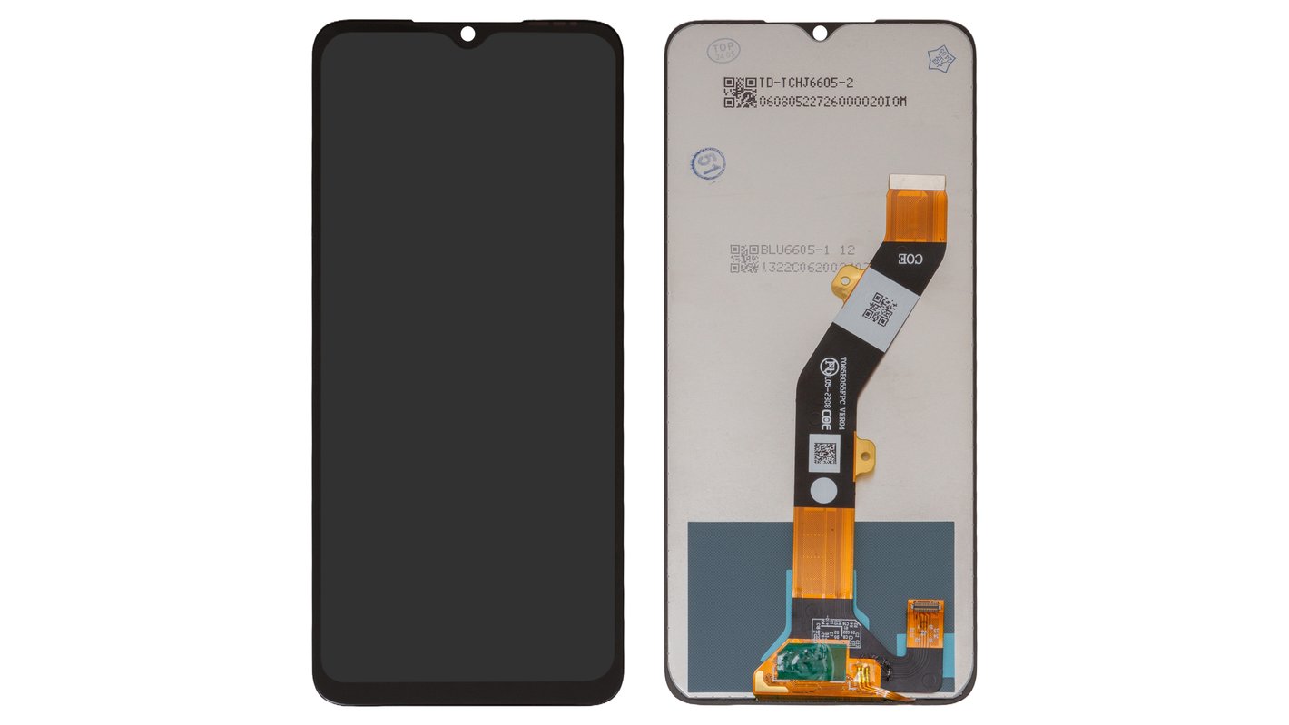 ❁⃘木葉❁⃘ LCD compatible with ZTE Blade A34, Blade A54, (black, without