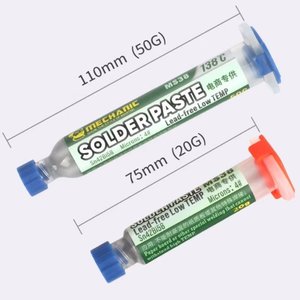 BGA Paste Mechanic MS38, Sn 42%, Bi 58%, 138 °C, 50 g 