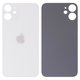 Housing Back Cover compatible with iPhone 12 mini, (white, no need to remove the camera glass, Original (PRC), big hole)
