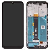 Pantalla LCD puede usarse con Motorola Moto G10 XT2127, Moto G20 XT2128, Moto G30 XT2129, negro, con marco, High Copy