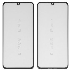 Housing Glass G+OCA PRO compatible with Infinix Note 11, Note 12 X663D , with OCA film, black 