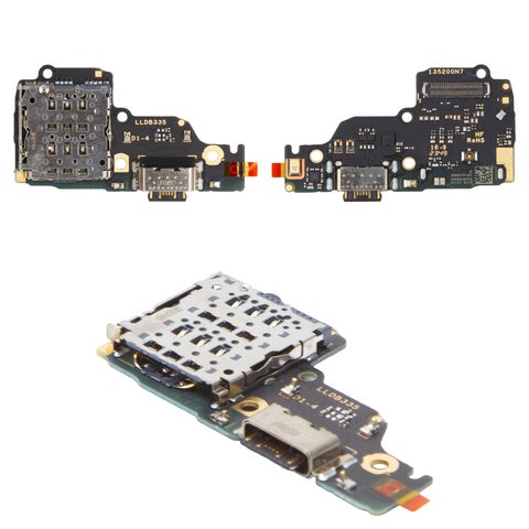 Cable flex puede usarse con Xiaomi Redmi Note 13 4G, del conector de carga, con componentes, Original PRC , placa del cargador