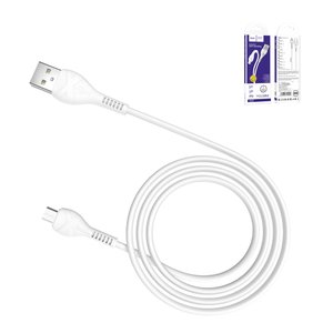 USB дата кабель Hoco X37, USB тип A, micro USB тип B, 100 см, 2,4 А, белый