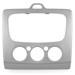 Car Stereo Trim Plate for Ford silvery 