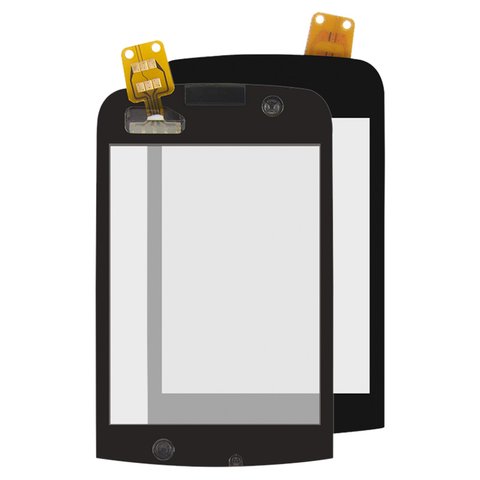 Touchscreen compatible with Nokia C2 02, C2 03, C2 06, C2 07, C2 08, black 