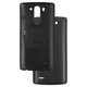 Battery Back Cover compatible with LG G3s D722, G3s D724, (black)