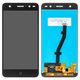LCD compatible with ZTE Blade V7 Lite, (black, without frame, Original (PRC))