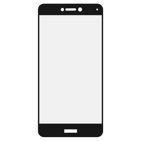 Tempered Glass Screen Protector All Spares compatible with Huawei GR3 2017 , Honor 8 Lite, Nova Lite 2016 , P8 Lite 2017 , P9 Lite 2017 , 0,26 mm 9H, Full Glue, compatible with case, black, PRA LA1, PRA LX2, PRA LX1, PRA LX3